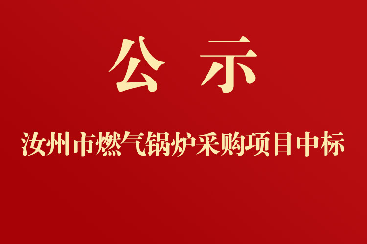 汝州市第一人民医院燃气锅炉采购项目中标